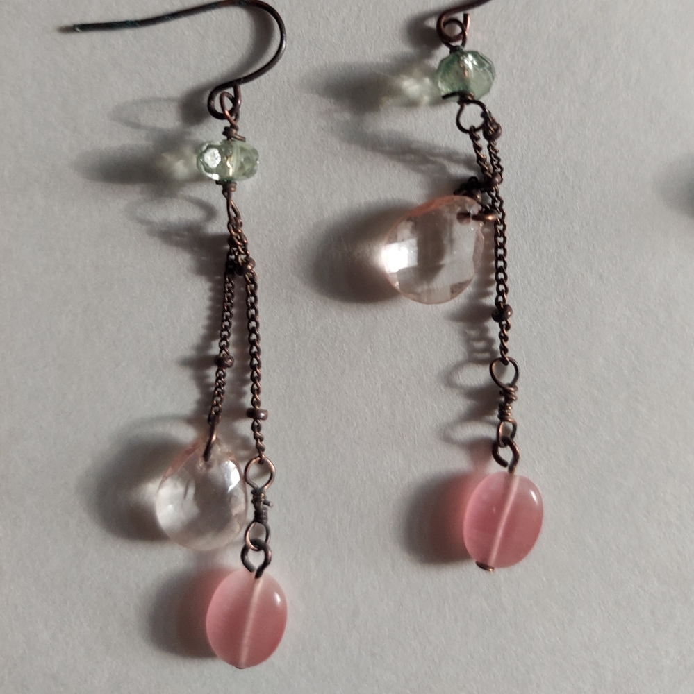 Vintage Y2K dangle earrings-4 pairs - Picture 6 of 10